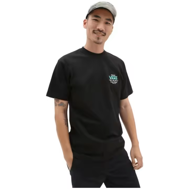 Camiseta de Manga Corta Vans Mn Holder St Classic para hombre en color negro - 1