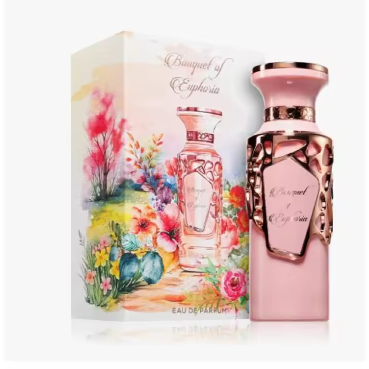 Perfume Bouquet of Euphoria de Fragrance World Para Mujer | Eau de Parfum 100% Original | Edp Femenino | 100ml - 1