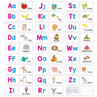 Tarjetas De Flash Alfabeto Doble Cara Para Niños Y Niñas Juguete Educativo De Aprendizaje De Letras ABC Para Preescolar Y Niños Chicos Y Chicas - details 1