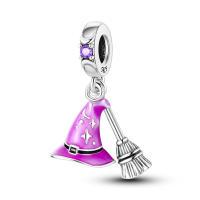 Encanto De Mariposa Morada Y Oso Serie Lindo Bolas De Plata De Ley 925 Para Pulsera Original De 3mm Joyería Para Mujer Regalo - details 28