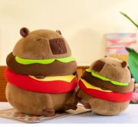 Muñeco De Peluche Capybara Lindo En Forma De Hamburguesa Juguete Suave Kawaii Regalo De Cumpleaños Mejor Para Niños - details 12