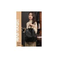 Mochila De piel auténtica para mujer, bolso de viaje de alta calidad, informal, de hombro, 2023 - details 0