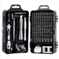 Kit De Herramientas De Reparación Doméstica 115 En 1 Precision Mini Destornillador Magnético Con Varias Cabezas De Destornillador De Alta Carbono Acero - details 0