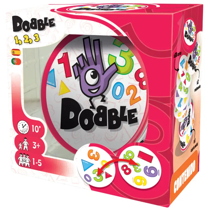 Dobble formas y números Juegos de mesa OFERTAS Zygomatic - 1