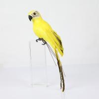 Decoración Creativa Y Artesanal De Papagayo Animal Para Jardín Miniatura Pajaro De Tela Con Plumas Para Adorno Del Césped Tamaño 25/35cm - details 19