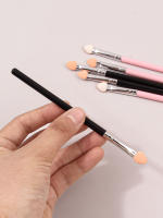 6PCS Láminas De Sombra De Ojos De Goma De Alta Calidad Cepillo De Maquillaje Doble Cara Doble Lado Herramienta De Maquillaje - details 3