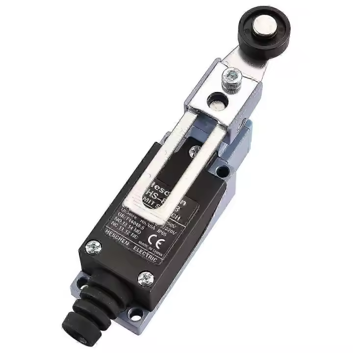 Interruptor de límite de carrera TZ-8108 con palanca de rodillo ajustable, 10 A, 250 V CA, SPDT, momentáneo, para fresadora CNC de plasma, IP65 - 1