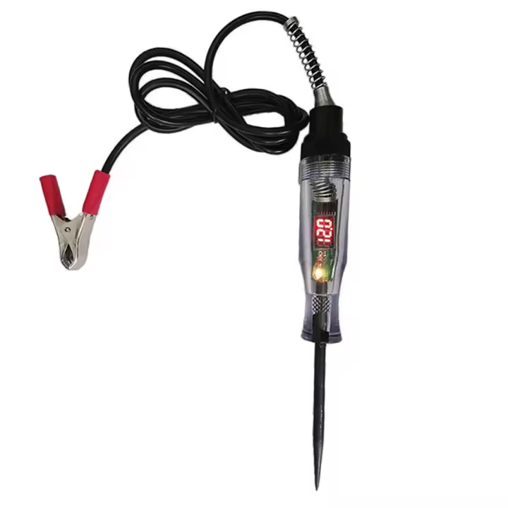 Prueba De Circuito Para Coche 6V/12V/24V Lápiz De Prueba Con Luz De Proa Herramienta Diagnóstica Para Camión Reparación Automotriz ABS Material Longitud 15cm - 1