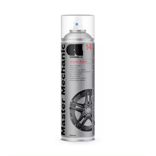 CL COSMOS LAC SPRAY PINTURA LLANTAS PLATA 14A MASTER MECHANIC 500 ML - 1