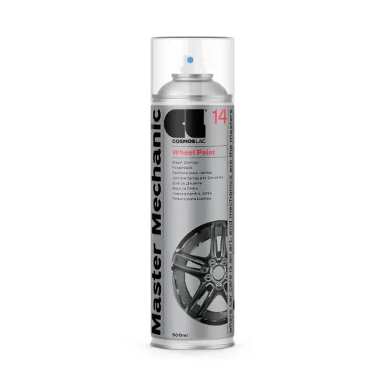 CL COSMOS LAC SPRAY PINTURA LLANTAS PLATA 14A MASTER MECHANIC 500 ML - 1