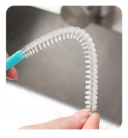 Cepillo De Limpieza Para Botellas De Acero Inoxidable Con Mango Largo De Nylon Cepillo Suave Para Bebés Herramienta De Limpieza Doméstica Espiral - details 5