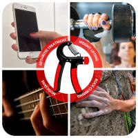 Entrenador De Agarre Para Manos WorthWhile Ajustable De 5-60Kg Ejercicio De Fuerza Para Recuperación Muscular Gripper De Entrenamiento Para Hombres - details 6