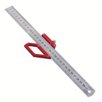 Bloque De Posicionamiento Para Regla De Hierro De Carpintería Herramienta De Medición Con Encontrador De Centro Y Ángulos De 45/60/90 Marcador De Línea Para Localizador De Regla - details 6