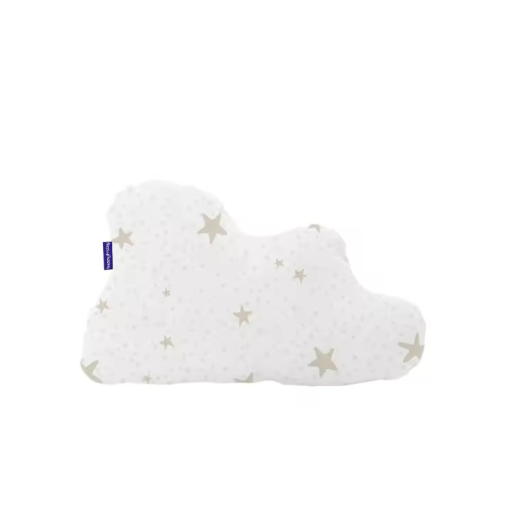 Happyfriday- Little star Cojín 60x40 cm Beige, Cojines con forma 100% Algodón, calidad de 150 TC, Fabricado en España - 1