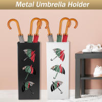 Soporte de paraguas de Metal cuadrado, estante decorativo, Cubo de soporte, bastones multiusos para caminar, soporte para entrada - details 0