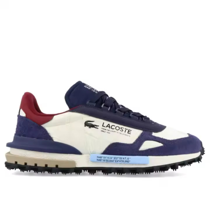 Zapatillas Azules Lacoste Elite Active 224 Navy Off White - 1