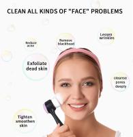Cuchillo facial 2 en 1, Cuchillo exfoliating de limpieza facial with Cerdas suaves ultrafinas limpieza profunda de Poros - details 0
