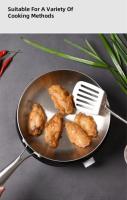 22/24/26/28/30 cm frying pan 304 stainless steel wok 5-layer professional cookware suitable for gas and induction cookers - details 4