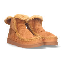 Davinia Shoes Botin Plano para Mujer, Estilo Australiano, Material Aterciopelado, Forrado de Pelo, de Punta Redonda. Shoes&Blues.es LHD-881A-Camel - details 0