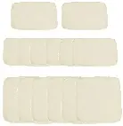 Outsunny - Juego de 14 fundas de repuesto para cojines de muebles de jardín (6 fundas para cojines de asiento y 8 fundas para cojines de respaldo), fundas de poliéster hidrófugas con cremallera en color beige - 1