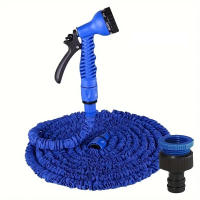Manguera de jardín, tubería de agua de manguera, manguera de agua equipada con pistola de agua, manguera de agua flexible con boquillas de 7 funciones for iluminación exterior. - details 6