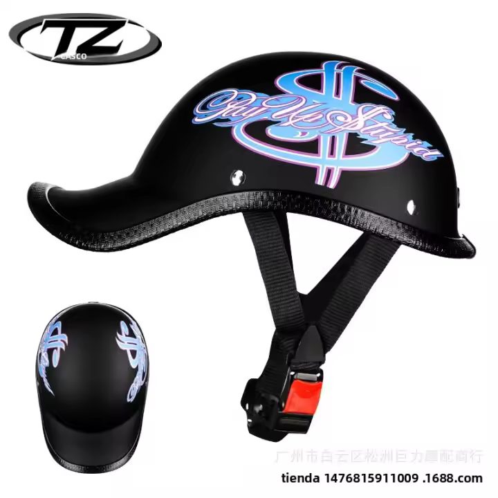 Gorro De Béisbol Eléctrico Universal Medio Gorro Retro De Respiro Ligero Y Transpirable Para Todas Las Estaciones Para Hombres Y Mujeres - 1