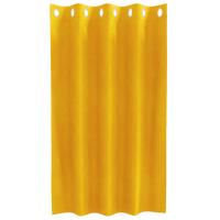 Cortinas Opacas de vidaXL con Ojales 2 pcs Amarillo Mostaza Terciopelo - details 2