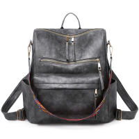 Mochila de gran capacidad para mujer, estilo retro europeo y americano, con diseño de nicho, para mujer - details 5