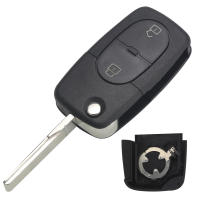 Jingyuqin Funda De Llave De Coche Con 2 Botones Para Audi A2 A3 A4 A6 A8 TT Cuchilla Desplazable Incluida Cubierta Para Llaves De Automóvil Material ABS - details 0
