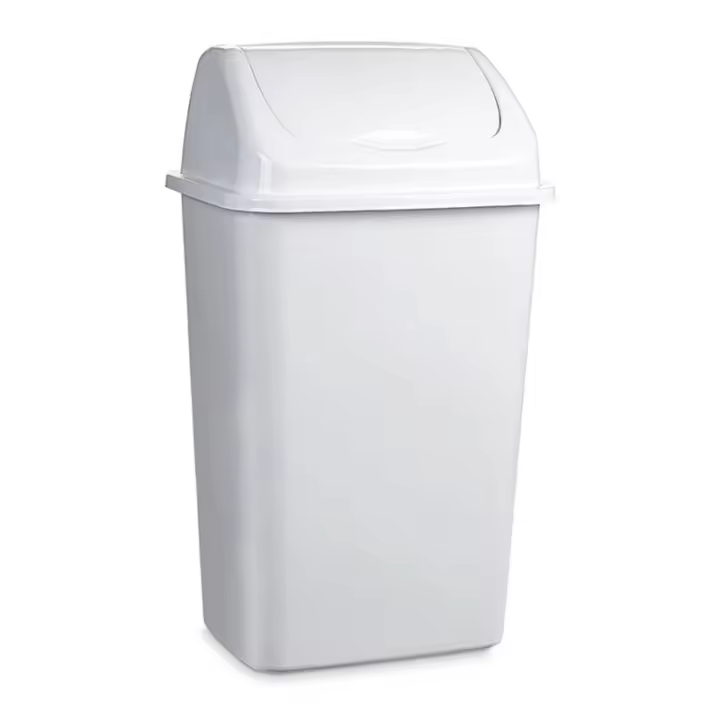 TIENDA EURASIA - Papelera con Tapa Basculante, 50L, 40x35x68 cm - 1