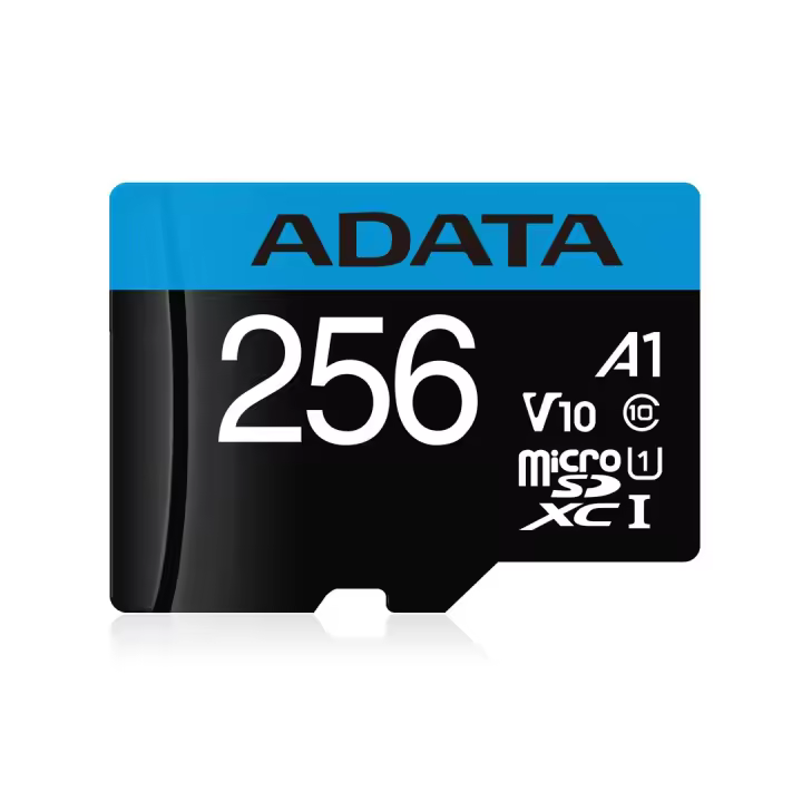 ADATA Premier microSDXC/SDHC UHS-I Clase 10 256GB con Adaptador SD Gratuito Transferencia rápida de hasta 100MB/s - 1