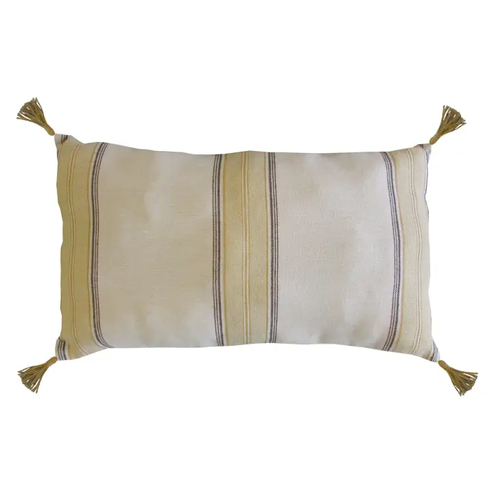 Cojín Rayas Tassels 30x50 cm - 1
