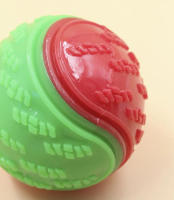 Bola De Masticar Para Perros Juguetes Interactivos De TPR Suave Resistentes Al Mordisco Y Limpian Los Dientes De Tu Mascota - details 5