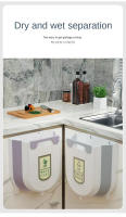 Bandeja De Papel Plástico De Alta Calidad Para El Hogar Colgante Multifuncional Resistente Al Agua Plegable Para Cocina Y Baño Tamaño 6L Colores: Morado Azul Gris - details 8
