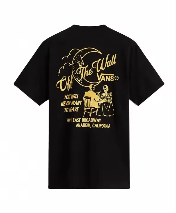Camiseta Vans Fine Dining Ss en Negro para Hombre - 1