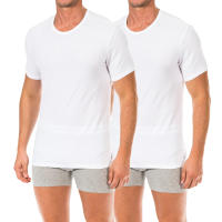 Calvin Klein-Pack-2 Camisetas Interiores Manga Corta NB1088A para Hombre