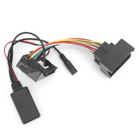 Adaptador De Audio Bluetooth 5.0 Con Micrófono Para Coche 59.1in Cable AUX Compatible Con E60 E63 E64 E65 E66 E87 modulo Bluetooth - details 4