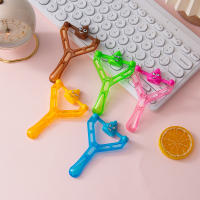 Juguete De Decompresión Para Niños 5PCS Juego De Falso Hecho De Madera Slingshot Prank Para Fiesta De Cumpleaños Y Día Del Niño - details 6