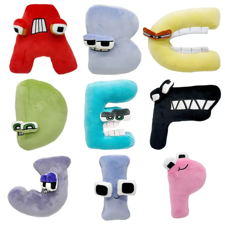 Muñeco De Peluche Alfabeto Inglés Animal De Ropa Suave Juguetes Educativos Para Niños Y Niñas Letras A-Z Regalo Ideal - 1