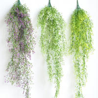 Plantas Artificiales Colgantes De 80CM Adelfa Artificial Decoración De Pared Para Jardín Y Hogar Flores Falsas De Plástico Para Exposición Y Uso En Bodas - details 1