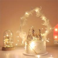 6 Pack Luces Faeiras LED Operadas Por Batería Cadena De Luz Impermeable Con Hilo De Plata Para Decoración De Bodas Y Fiestas En El Dormitorio Patio Y Navidad - details 12