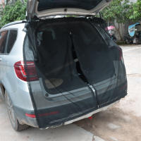 Red De Mosquitos Para Maletero De Coche Velo Magnético De Ventilación Rápida Para Auto SUV Protección Contra Insectos Y Sol - details 7