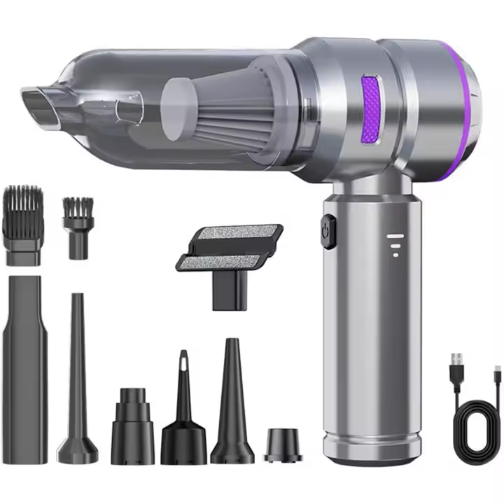 Cecodadi-Aspirador de Coche 22000PA 4en1 | Motor Sin Escobillas + Bomba de Aire, Recargable para Autos y Hogar - 1