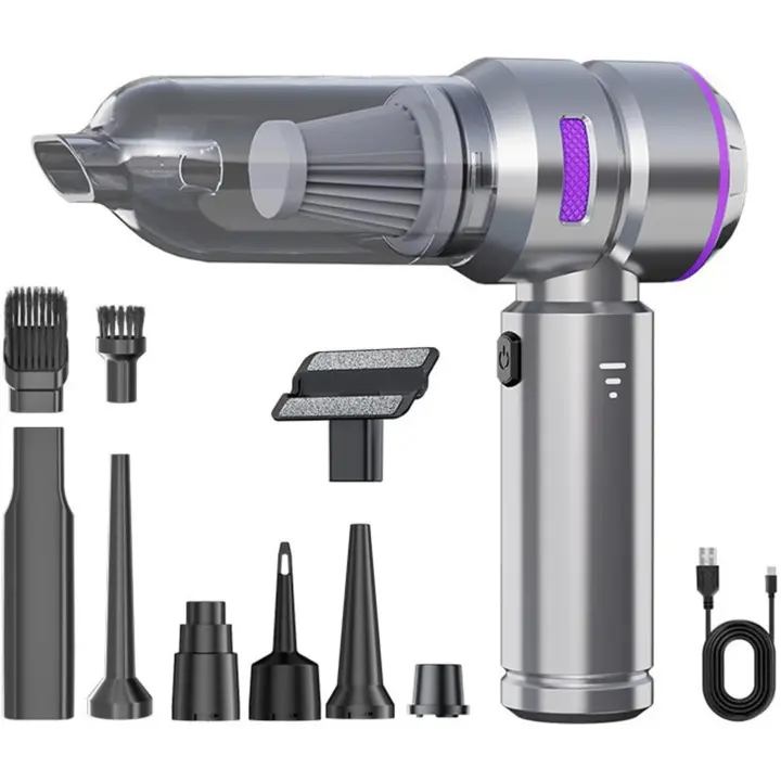 Cecodadi-Aspirador de Coche 22000PA 4en1 | Motor Sin Escobillas + Bomba de Aire, Recargable para Autos y Hogar - 1