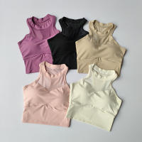 Sujetador Deportivo Para Mujer Sexy Con Aros En Malla De Secado Rápido Conjunto De Chaleco De Yoga Deporte Exterior - details 0