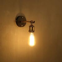 Lámpara De Pared Individual Estilo Industrial Retro Para Dormitorio Sala De Estar Estudio Pasillo Escalera E27 Sin Bombilla Incluida Metal Negro - details 1