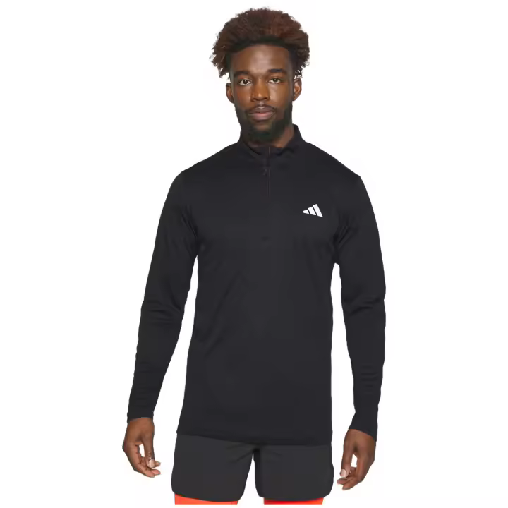 Camiseta de Manga Larga Adidas Train Essentials Seasonal para hombre en color negro - 1