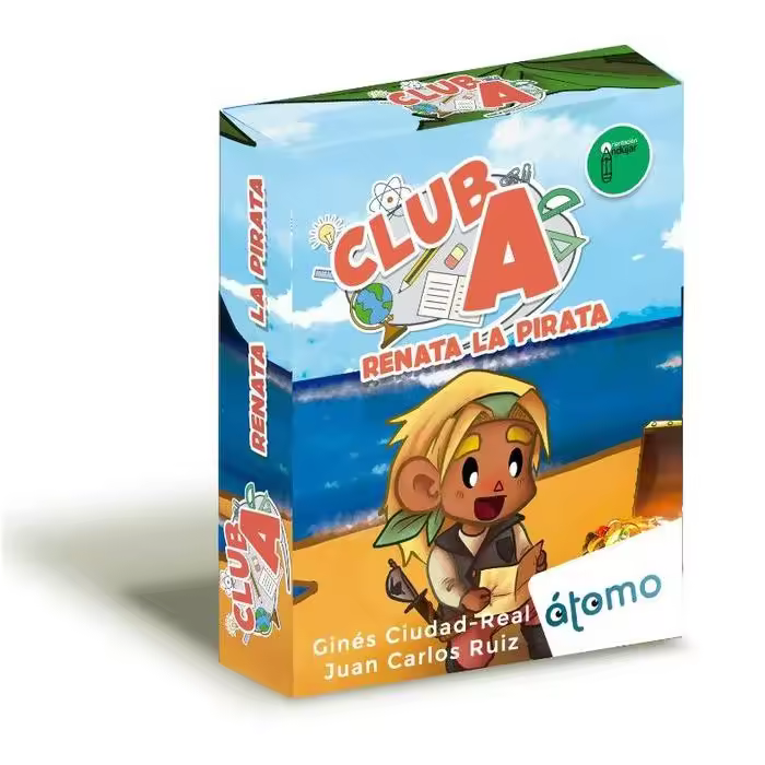 ATOMO JUEGO DE CARTAS EDUCATIVO RENATA LA PIRATA CLUB A RENATA LA PIRATA - CLUB A - 1