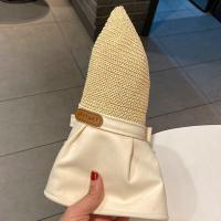 Sombrero De Paja Panamá Para Mujer Verano Protección UV Gran Alas Con Cordón Sombreros De Playa Y Viaje Al Aire Libre - details 5