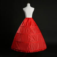 Nueva Llegada De Enagua De Encaje Con 4 Aros Para Vestido De Boda Jupon Mariage Halka Rockabilly Con Tulle Material De Poliéster - details 13